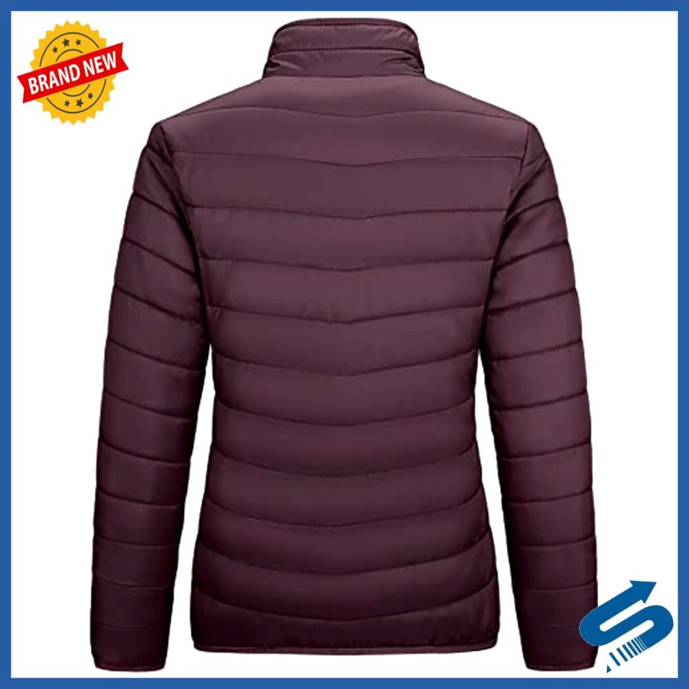 Packable Full-Zip Puffer Jacket Insulated Quilted… - image 4